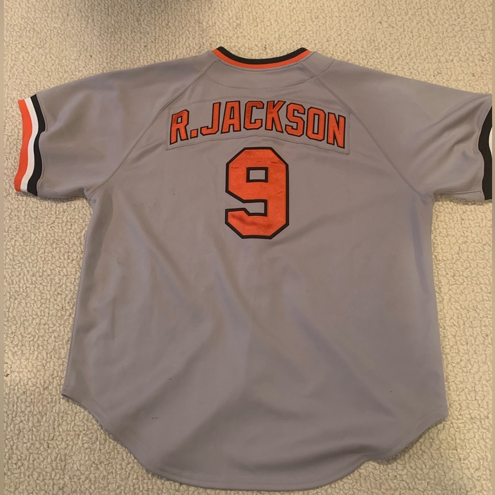Vintage Orioles Reggie jackson Mitchell Ness Jersey Size 56